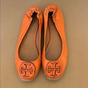 Tory Burch Flats with Jute Detail on Soles